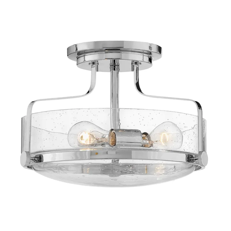 Zamów dziś Lampa sufitowa Mały półplafon Harper HK-HARPER-SFS-CM-CS Elstead Lighting 3x60 W E27 Polerowany chrom