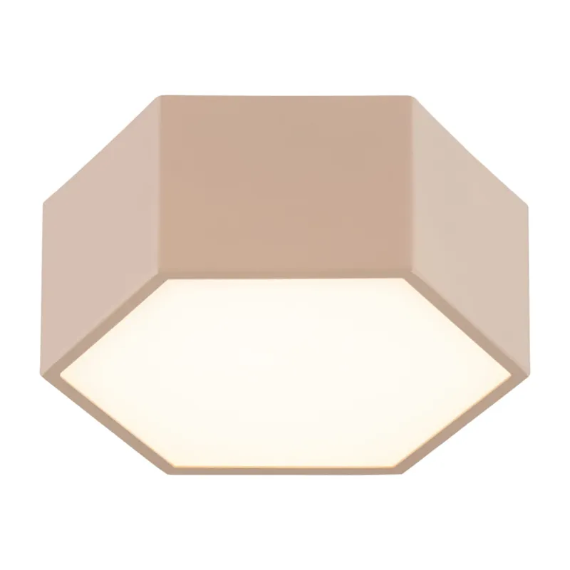 Zamów teraz Lampa sufitowa natynkowa Libero 8782 Argon LED 12W Stal Lakierowana/Szkło Soczysta Brzoskwinia