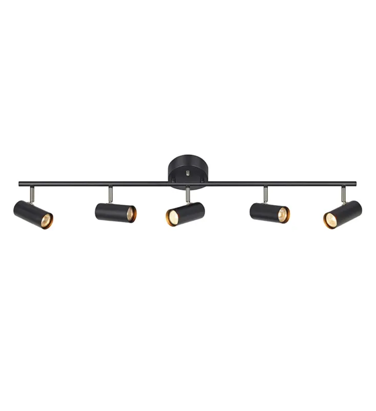 Kup online Lampa sufitowa Plafon Barcelona 107351 Markslojd 5xGU10 12W Metal Czarny