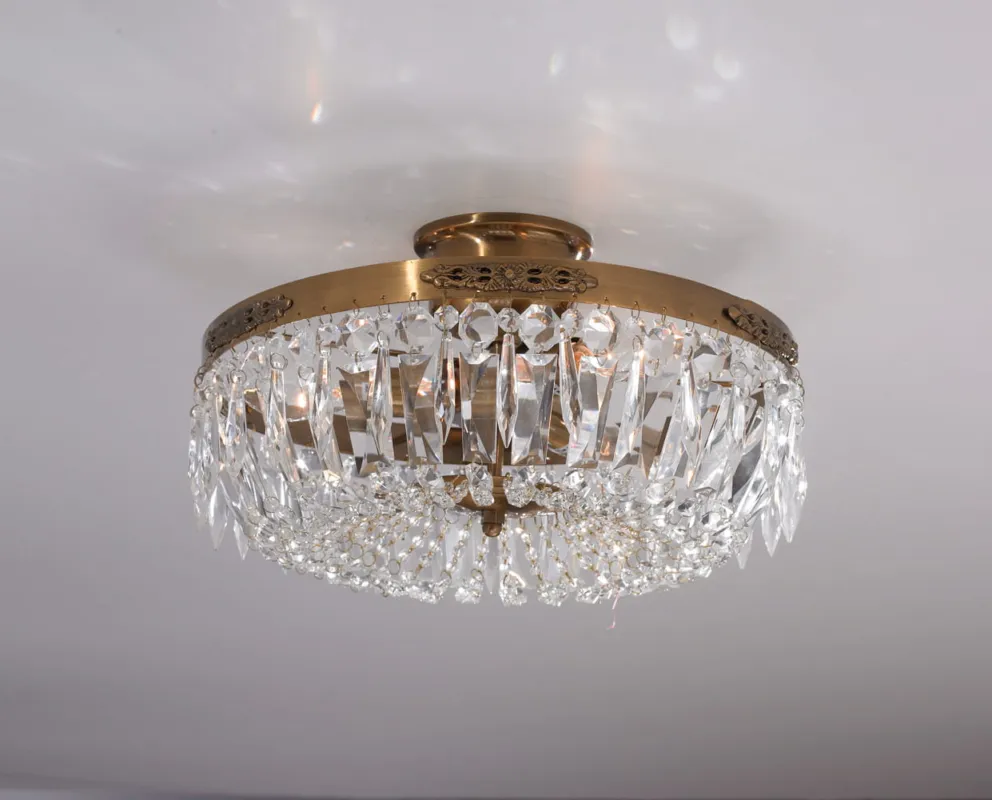 Lampa sufitowa Plafon Strömsholm 100613 Markslojd 3xE14 40W Antyczny Przezroczysty Nowy