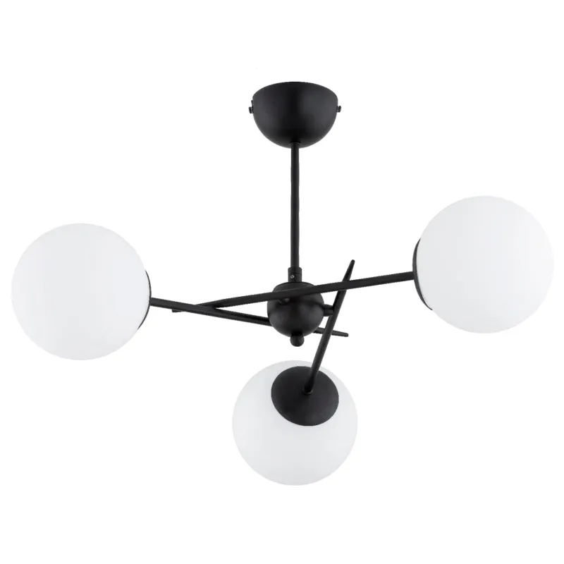 Lampa sufitowa Primery 62523 Alfa 3xE14 LED Metal Czarny Łatwy zwrot