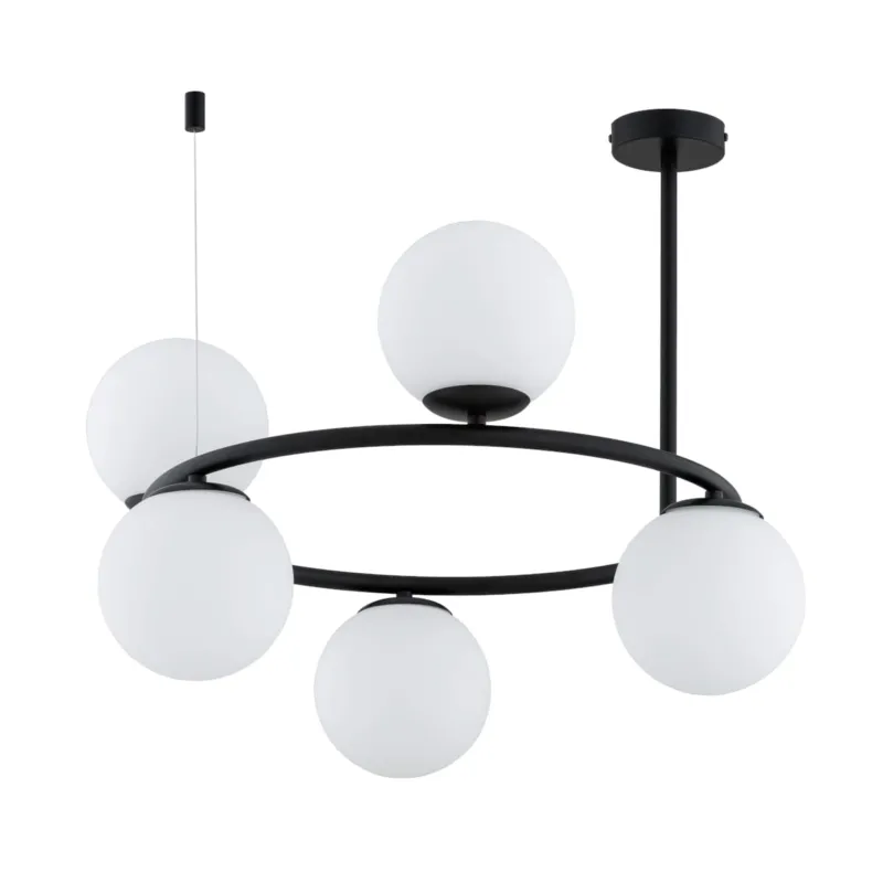 Lampa sufitowa Ringo 63257 Alfa 5xE14 LED Metal Czarny Sprawdź teraz