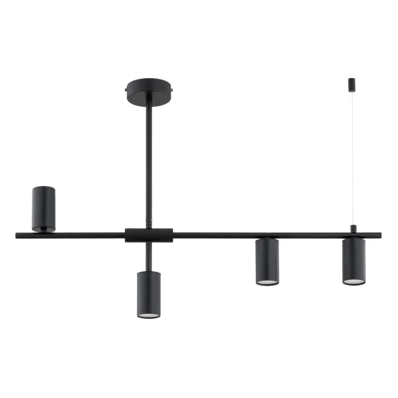 Lampa sufitowa Saur 63321 Alfa 4xGu10 LED Metal Czarny Łatwy zwrot