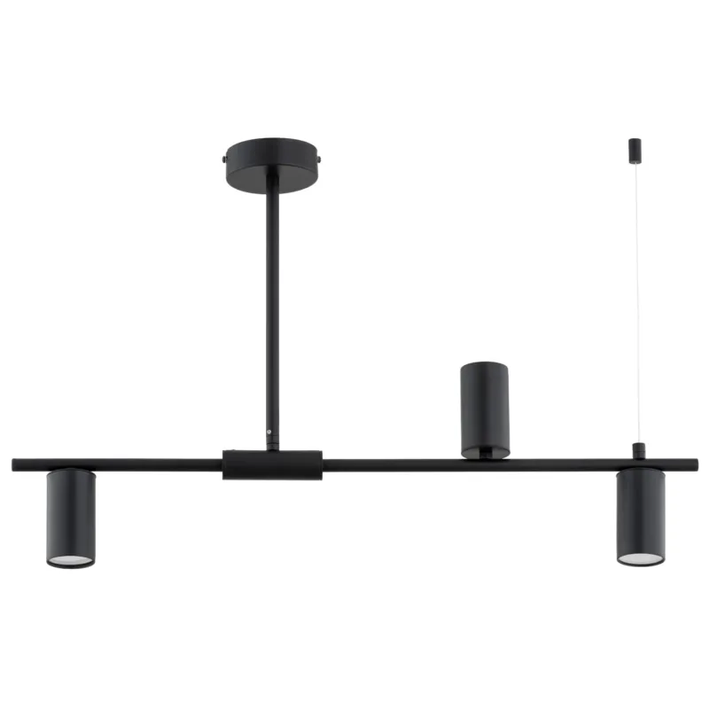 Lampa sufitowa Uranos 62536 Alfa 3xGu10 LED Metal Czarny Bestseller
