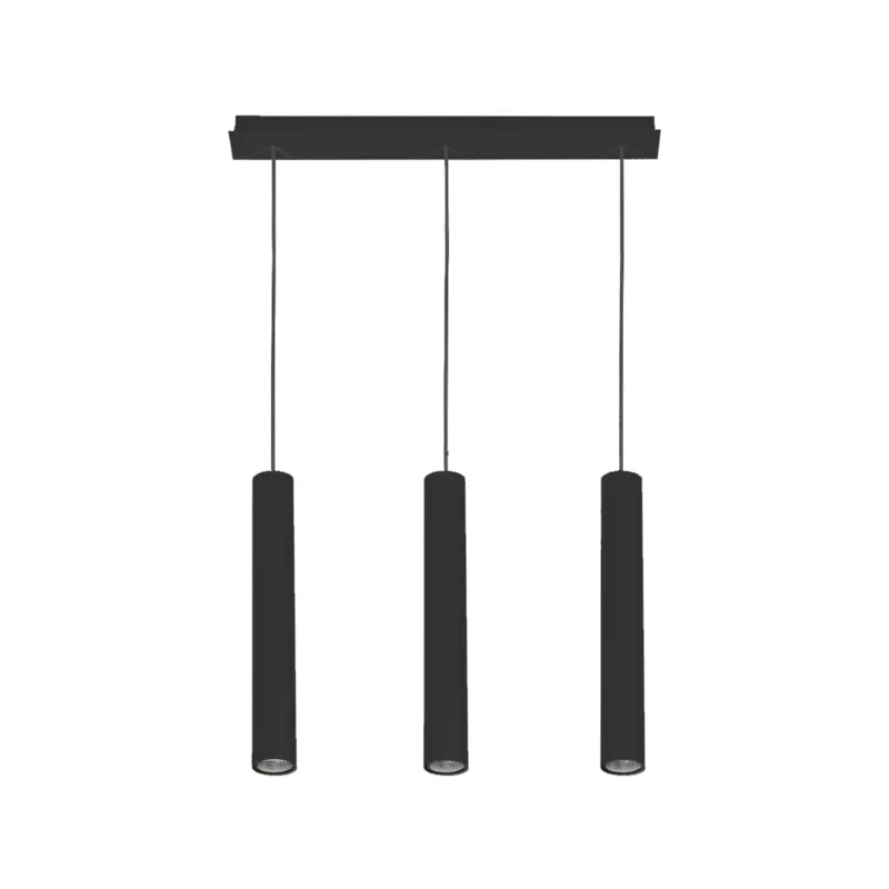Bezpieczna płatność Lampa sufitowa wisząca EYE 7862 Nowodvorski 3x10W GU10 R50 Stal lakierowana Czarny