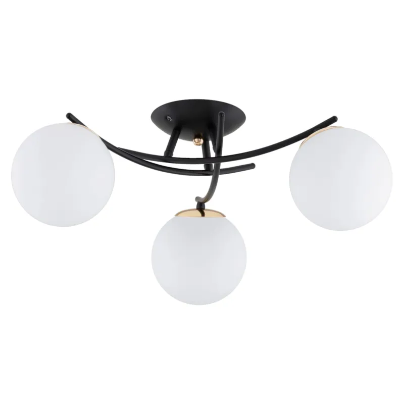 Lampa sufitowa Savi 62470 Alfa 3xE14 LED Metal Czarny - Stare Złoto Obniżka ceny