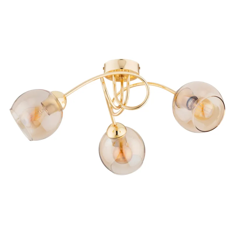 Cena promocyjna Lampa sufitowa Seyla 62410 Alfa 3xE27 LED Metal Złoty