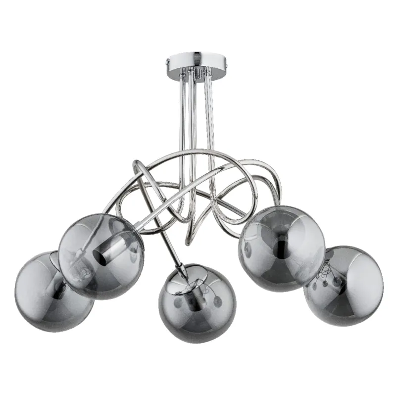 Taniej Lampa sufitowa Tango 61095 Alfa 5xE14 LED Metal Chrom