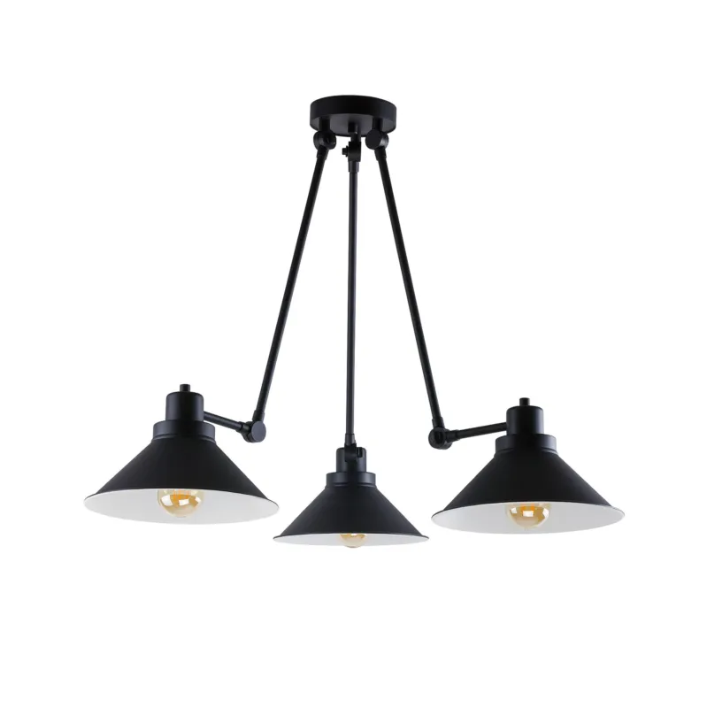 Szybka dostawa Lampa sufitowa TECHNO 9142 Nowodvorski 25W LED E27 Stal lakierowana Czarny