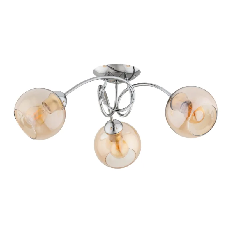 Ekspresowa dostawa Lampa sufitowa Tevi 62413 Alfa 3xE27 LED Metal Chrom