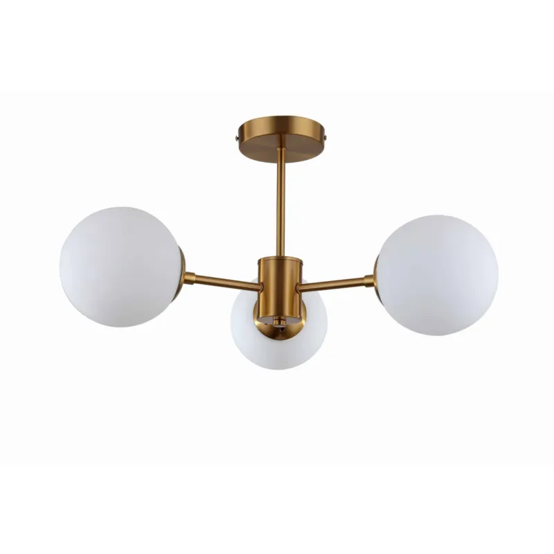 Lampa sufitowa żyrandol Roma LP-1345/3P GD Light Prestige 3xE14 Metal Złoty/Biały Sprawdź teraz