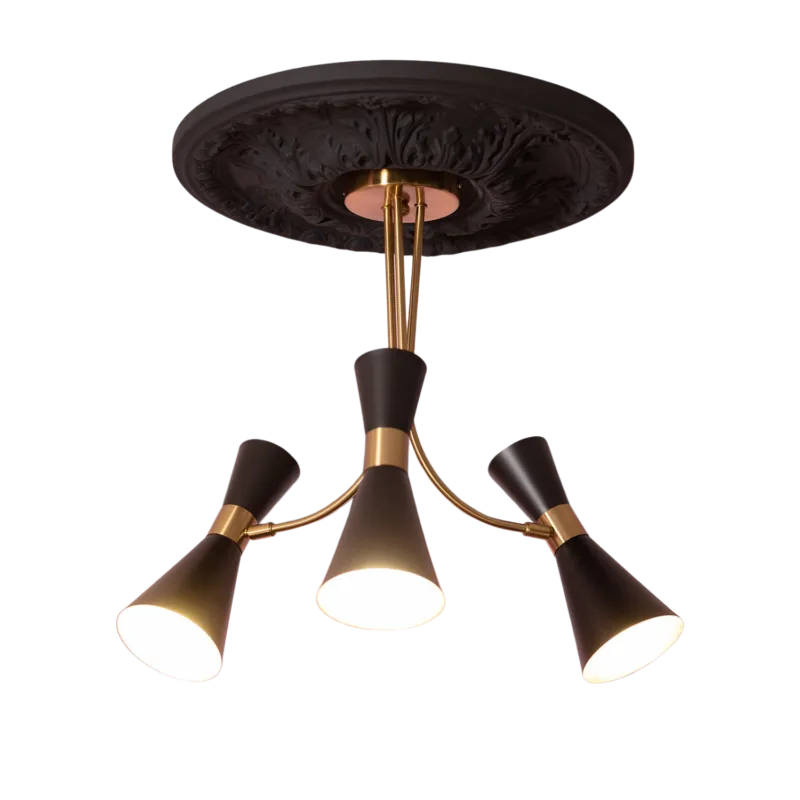 Lampa sufitowa żyrandol Salvatore ABR-ZZSAL3XE27 Abruzzo 3xE27 20W Metal Czarny Szybka dostawa