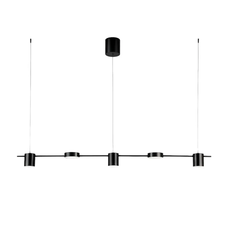 Lampa wisząca Abigali Glichio 35W 120cm liniowa nowoczesna czarna Premium