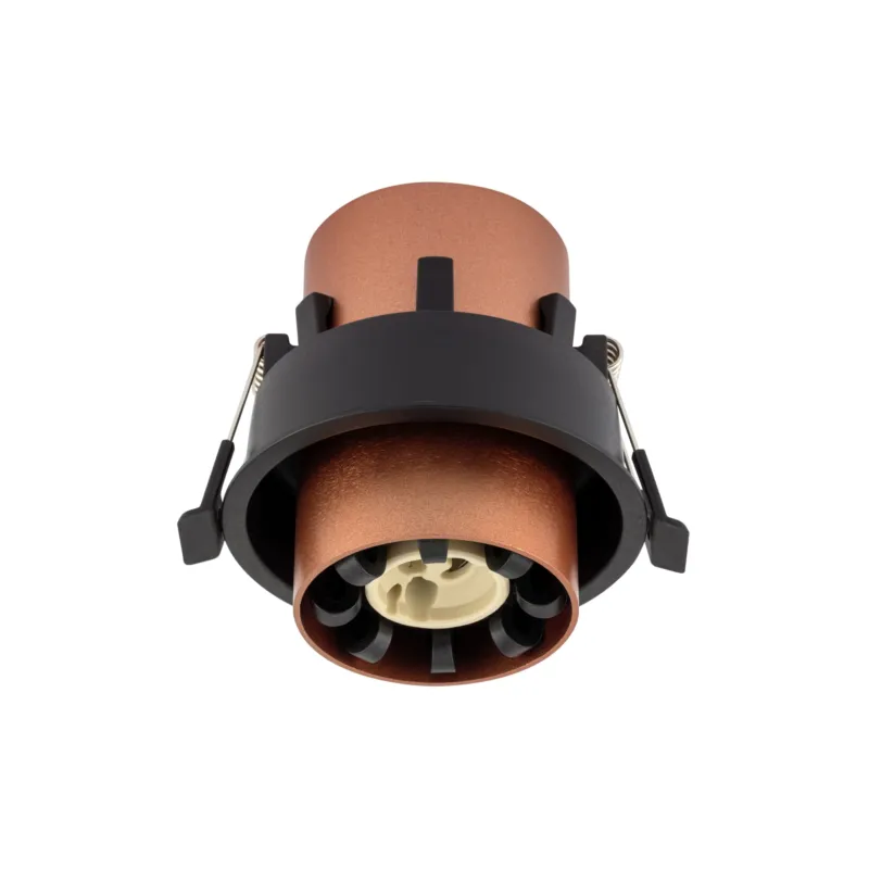 Super okazja Lampa sufitowa podtynkowa MONO SLIDE 10801 Nowodvorski 1xGU10 R50 10W only LED Stal lakierowana Satynowa miedź