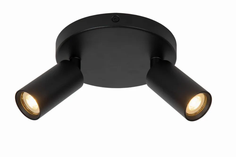Bestseller Lampa sufitowa reflektorowa RITMO 09942/12/30 Lucide 2x35W GU10 Aluminium Czarny