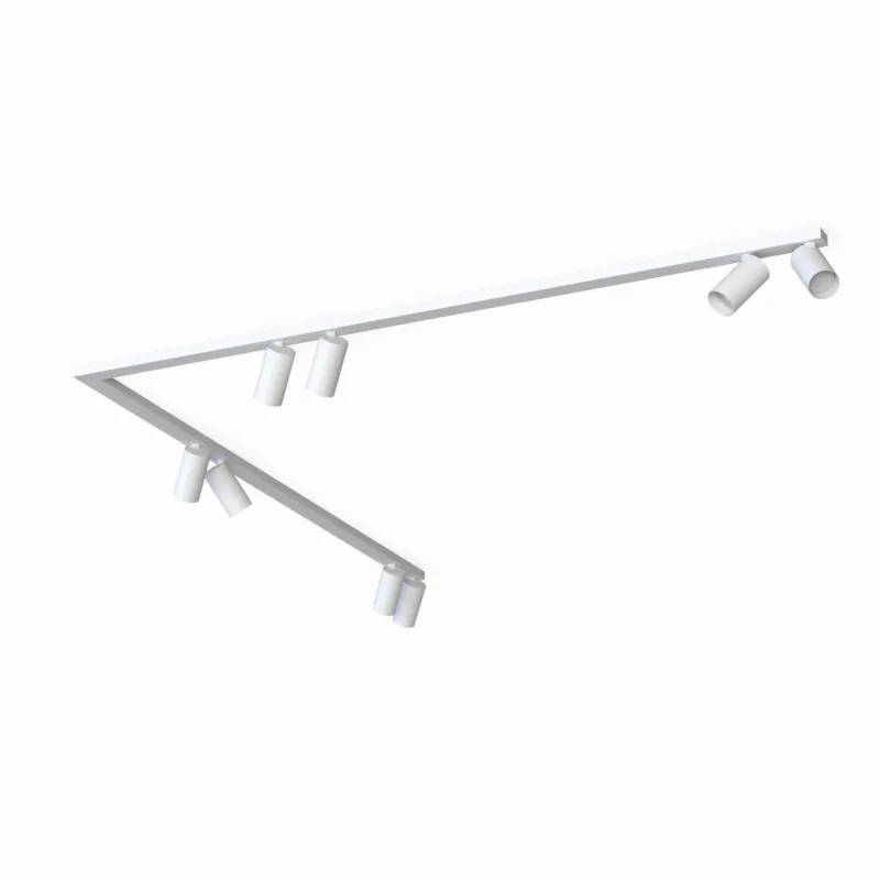 Lampa sufitowa reflektorowa MONO CORNER 2x150 7751 Nowodvorski 8xGU10 R50 10W only LED Stal lakierowana Biały Rabat