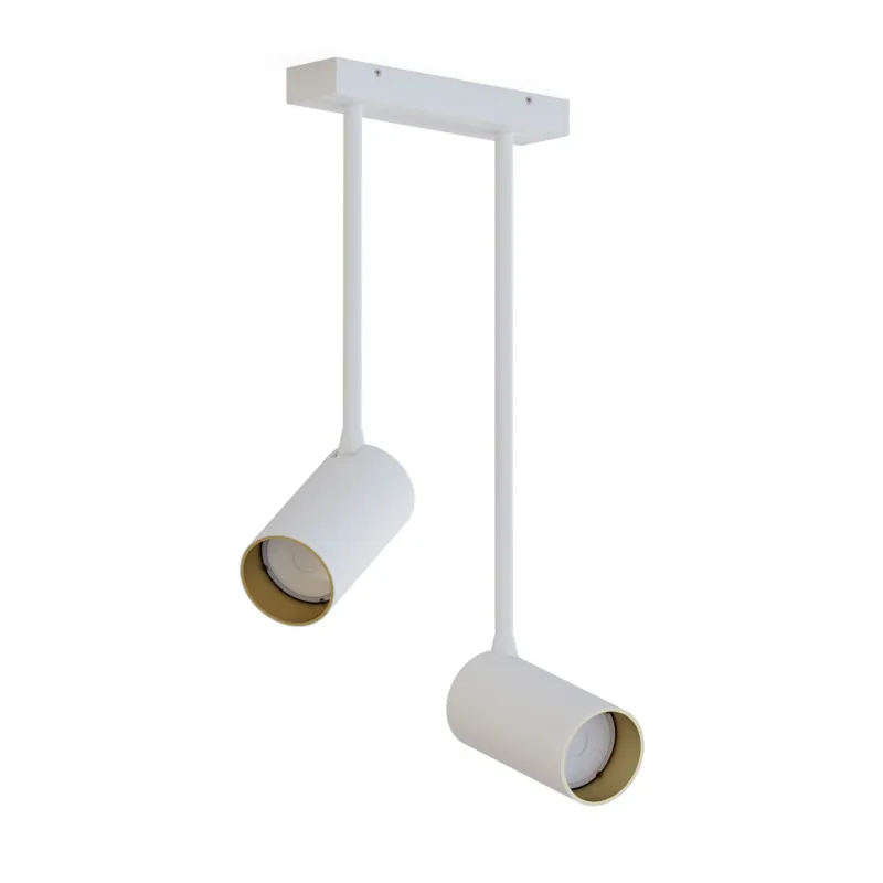Promocja Lampa sufitowa reflektorowa MONO LONG 7672 Nowodvorski 2xGU10 R50 10W only LED Stal lakierowana Biały