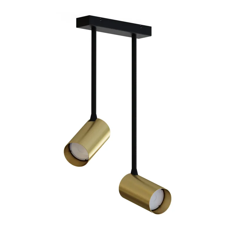Rabat Lampa sufitowa reflektorowa MONO LONG 7733 Nowodvorski 2xGU10 R50 10W only LED Lity mosiądz Mosiądz