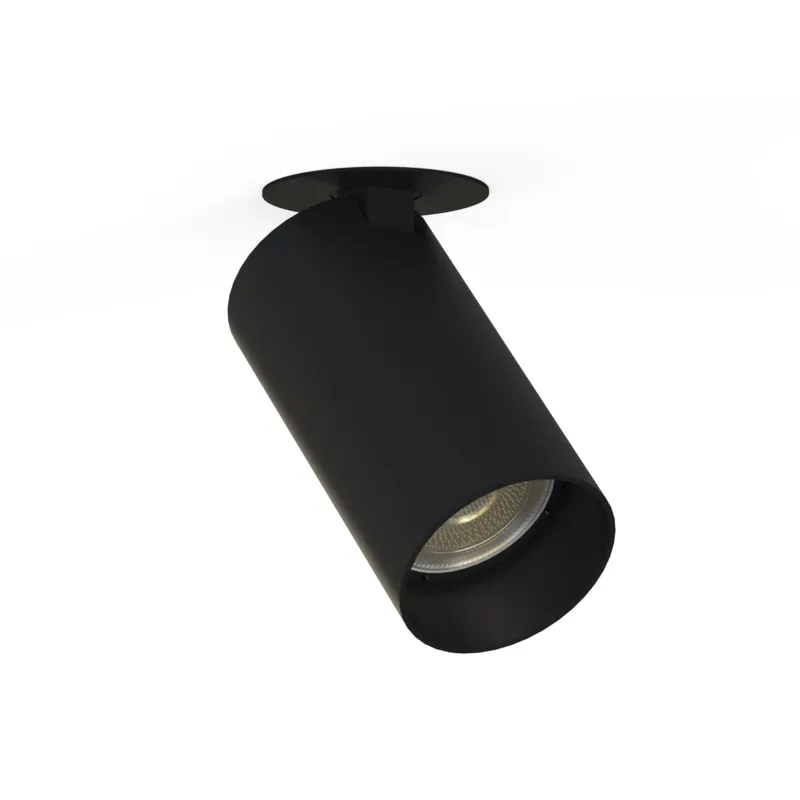 Nowy Lampa sufitowa reflektorowa MONO SURFACE 7833 Nowodvorski 1xGU10 R50 10W only LED Stal lakierowana Czarny