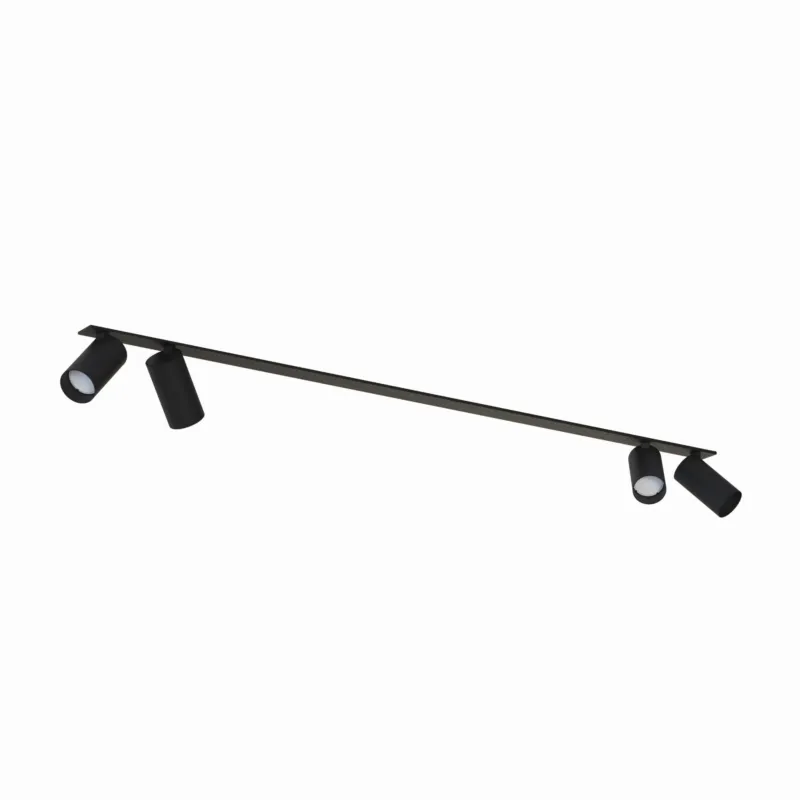 Sprawdź teraz Lampa sufitowa reflektorowa MONO SURFACE 7836 Nowodvorski 4xGU10 R50 10W only LED Stal lakierowana Czarny