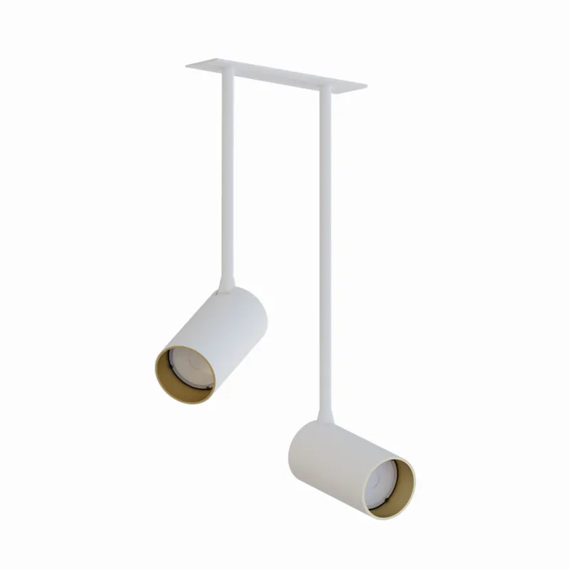 Popularny Lampa sufitowa reflektorowa MONO SURFACE LONG 7678 Nowodvorski 2xGU10 R50 10W only LED Stal lakierowana Biały
