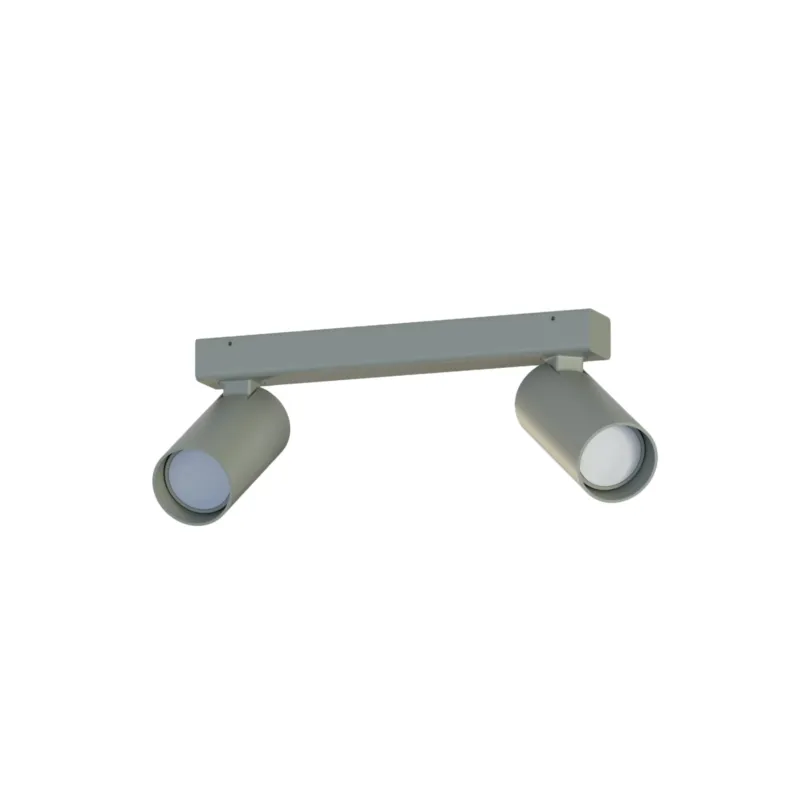 Tani Lampa sufitowa reflektorowa FOURTY 11466 Nowodvorski 2xGU10 R35 10W only LED Aluminium lakierowane Umbra gray