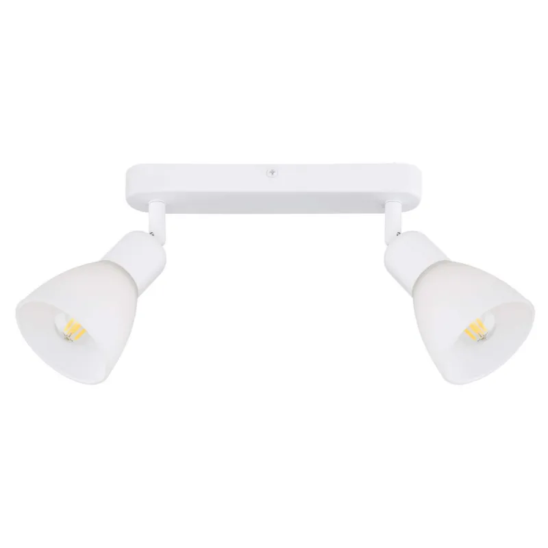 Super okazja Lampa sufitowa reflektorowa Malta LP-877/2W WH Light Prestige 2xE14 Metal Biały