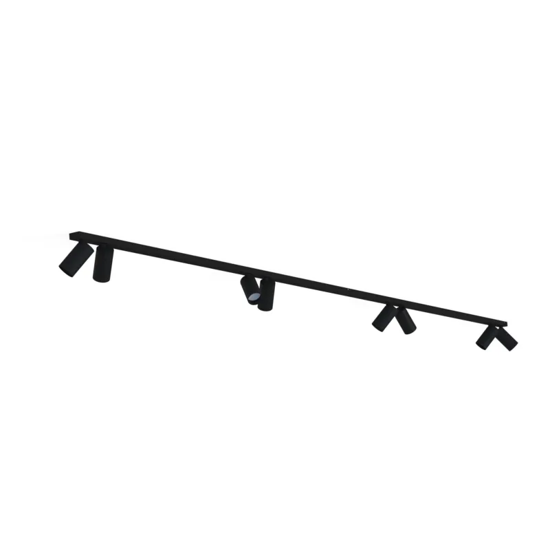 Ostatnia szansa Lampa sufitowa reflektorowa MONO 2x150 7720 Nowodvorski 8xGU10 R50 10W only LED Stal lakierowana Czarny