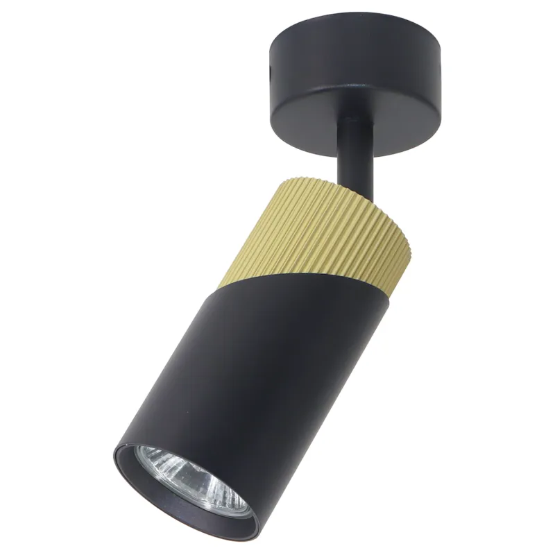 Obniżka ceny Lampa sufitowa spot NEO ML0280 Milagro 1xGU10 max 8W LED Aluminium Czarny + Złoty