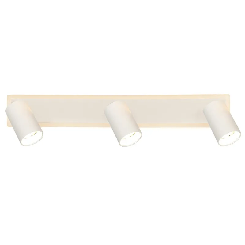 Lampa sufitowa spot Parma LP-0612/3WS WH Light Prestige 3x zintegrowane LED + GU10 Metal / Biały/Złoty Sprawdź teraz