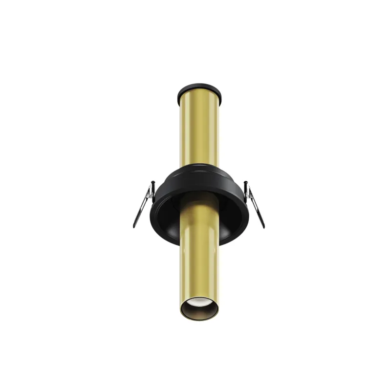 Lampa sufitowa Spot reflektor Focus T C140RS-L200-7W3K-BBS Maytoni LEDx7W Aluminium/ Czerń i mosiądz/ Darmowy zwrot