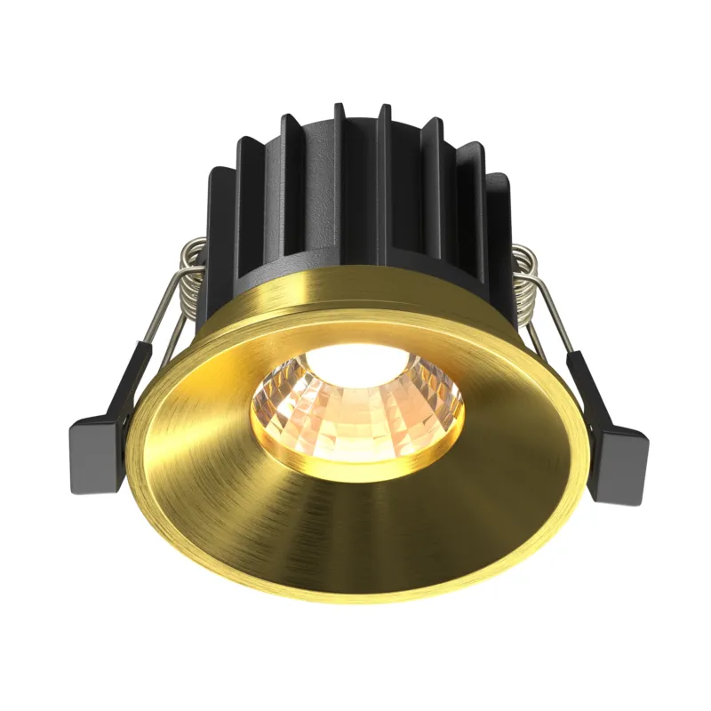 Kup online Lampa sufitowa Spot reflektor Round DL058-12W3K-BS Maytoni LEDx12W Aluminium/ Mosiądz/