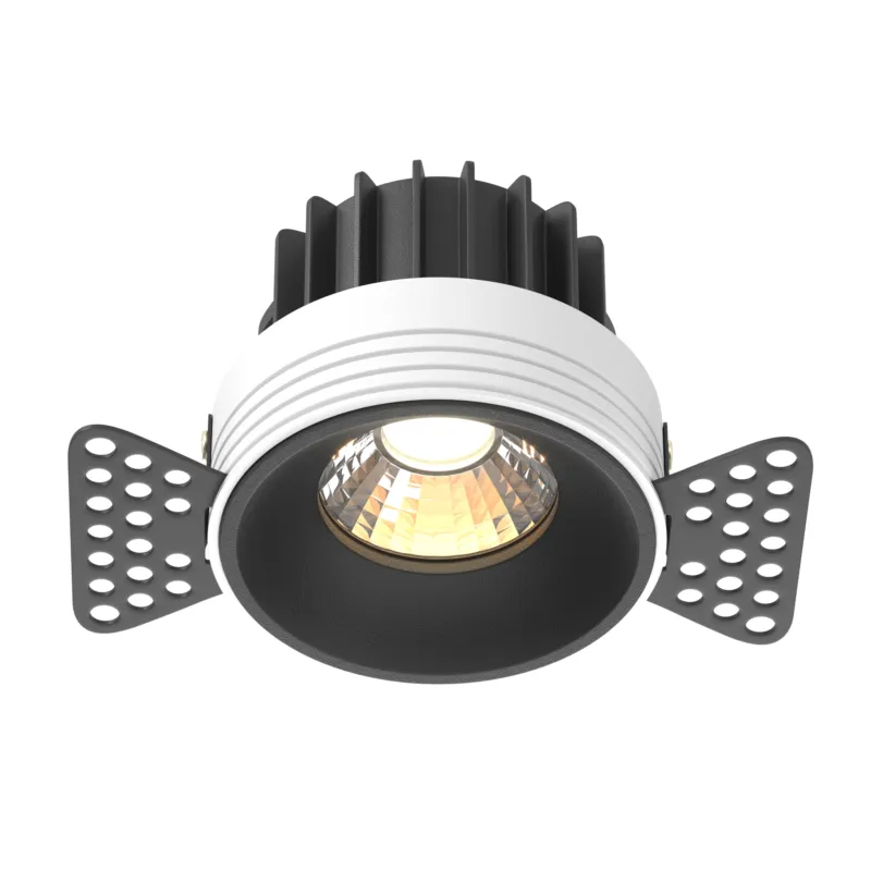 Lampa sufitowa Spot reflektor Round DL058-12W3K-TRS-B Maytoni LEDx12W Aluminium/ Czarny/ Ostatnia szansa