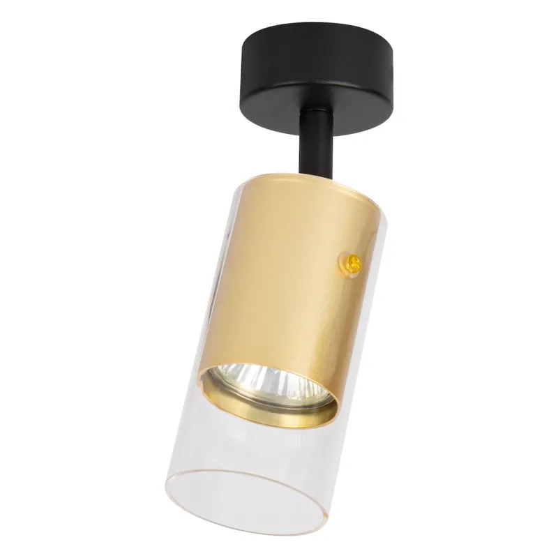Hit sprzedaży Lampa sufitowa spot RICKY ML0689 Milagro 1xGU10 Aluminium + Tworzywo Sztuczne Złoty