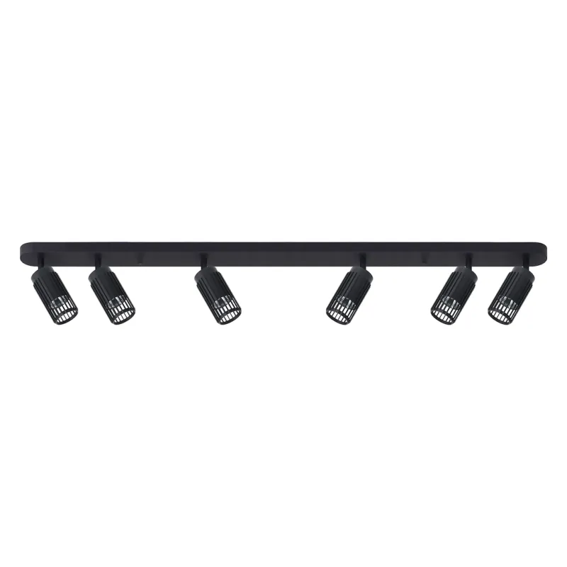 Hit sprzedaży Lampa sufitowa spot VERTICAL ML0297 Milagro 6xGU10 max 8W LED Aluminium Czarny