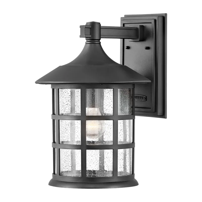 Duża latarnia naścienna Freeport HK-FREEPORT2-L-TBK Elstead Lighting 1x60 W E27 Teksturowana czerń Tani