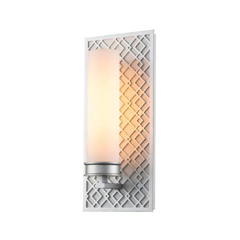 Wysoka jakość Lampa ścienna Kinkiet Ziggy ZIGGY1-LS Elstead Lighting 1x40 W E27 Lakierowane srebro