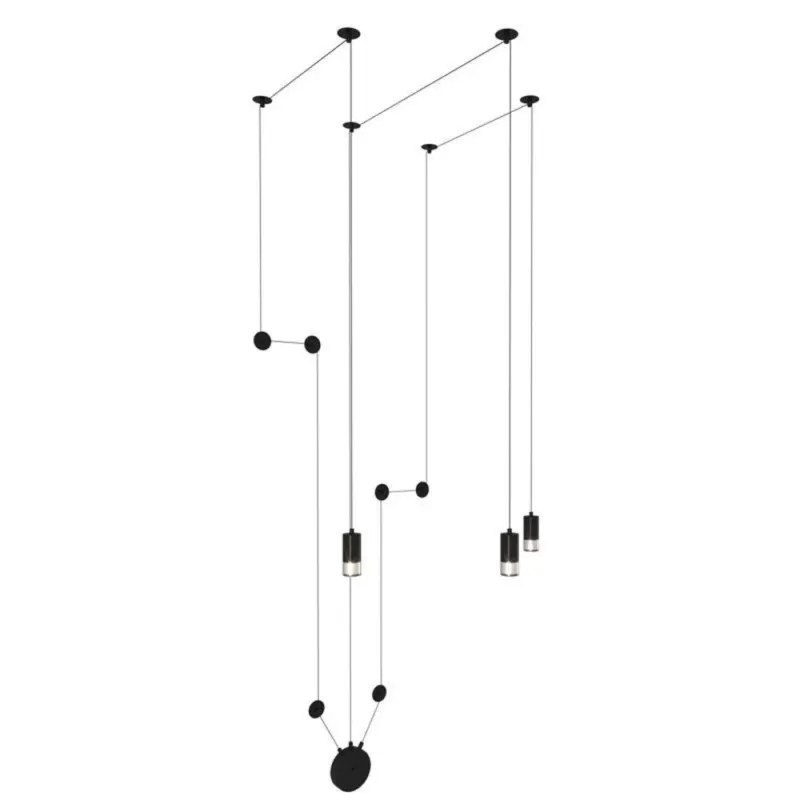 Ostatnie sztuki Lampa ścienna Linea Wall XT012-3W Step into Design 3xG9 5W Metal Czarny Matowy