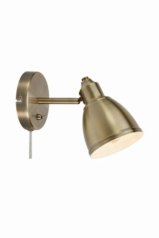 Szybka dostawa Lampa ścienna Story 108714 Markslojd 1xE14 40W Metal Antyczny