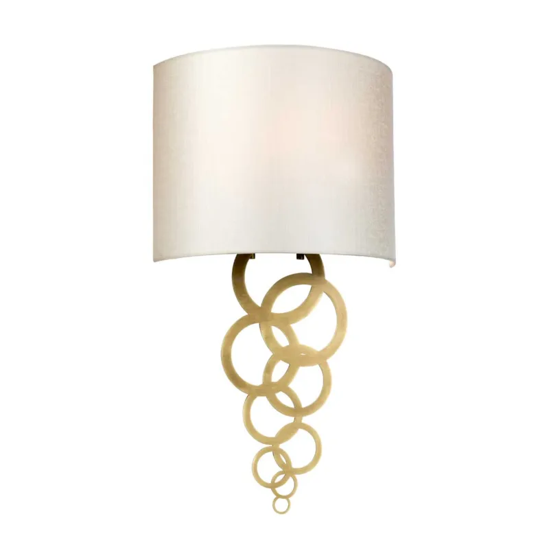 Okazja Lampa ścienna Średni kinkiet Curtis CURTIS-MEDIUM-AB Elstead Lighting 1x60 W E27 Postarzany mosiądz