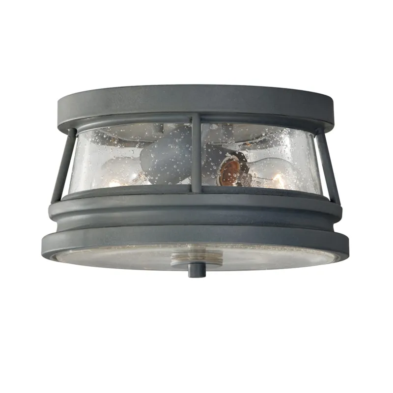 Lampa stropowa Elstead Lighting Chelsea Harbor FE-CHELSEAHBR-F IP44 2xE27 Aluminium Srebrny Wybór klientów
