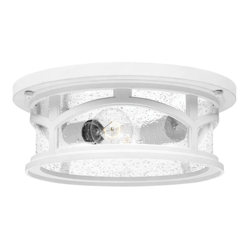 Cena promocyjna Lampa stropowa Elstead Lighting Marblehead QZ-MARBLEHEAD-F-WHT IP44 2xE27 Tworzywo Biały