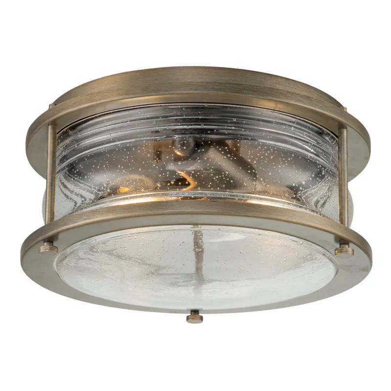 Zamów dziś Lampa sufitowa Plafon ogrodowy Ashland Bay KL-ASHLANDBAY-F-BU Elstead Lighting 1x60 W E27 Oksydowany brąz