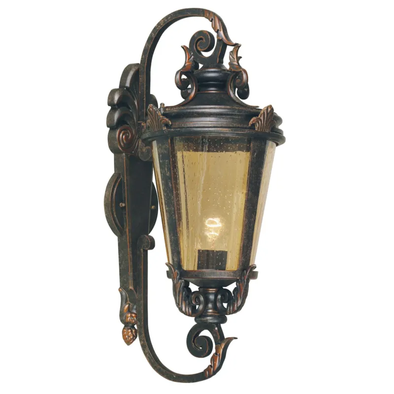 Zamów teraz Lampa ścienna Kinkiet zewnętrzny Elstead Lighting Baltimore BT1-L IP44 1xE27 Stal Brązowy