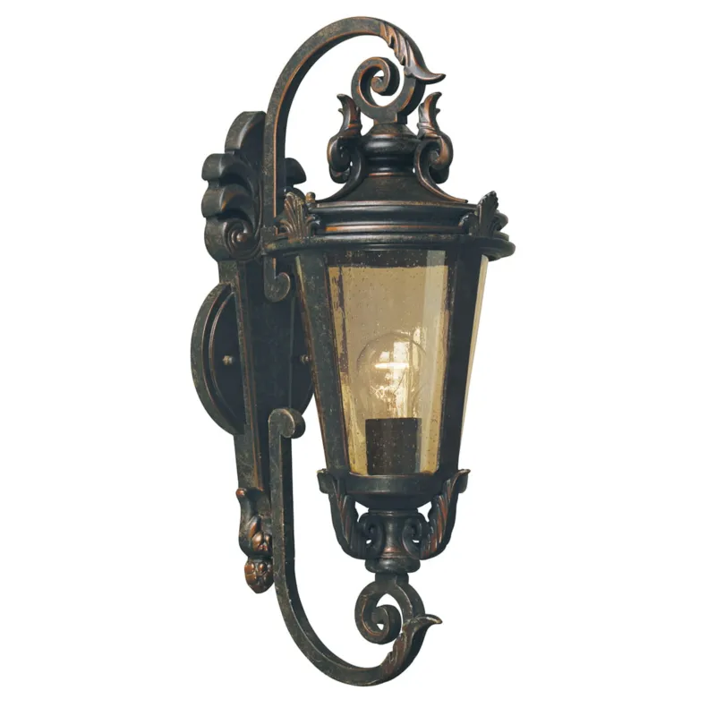 Lampa ścienna Kinkiet zewnętrzny Elstead Lighting Baltimore BT1-M IP44 1xE27 Stal Brązowy Kup online