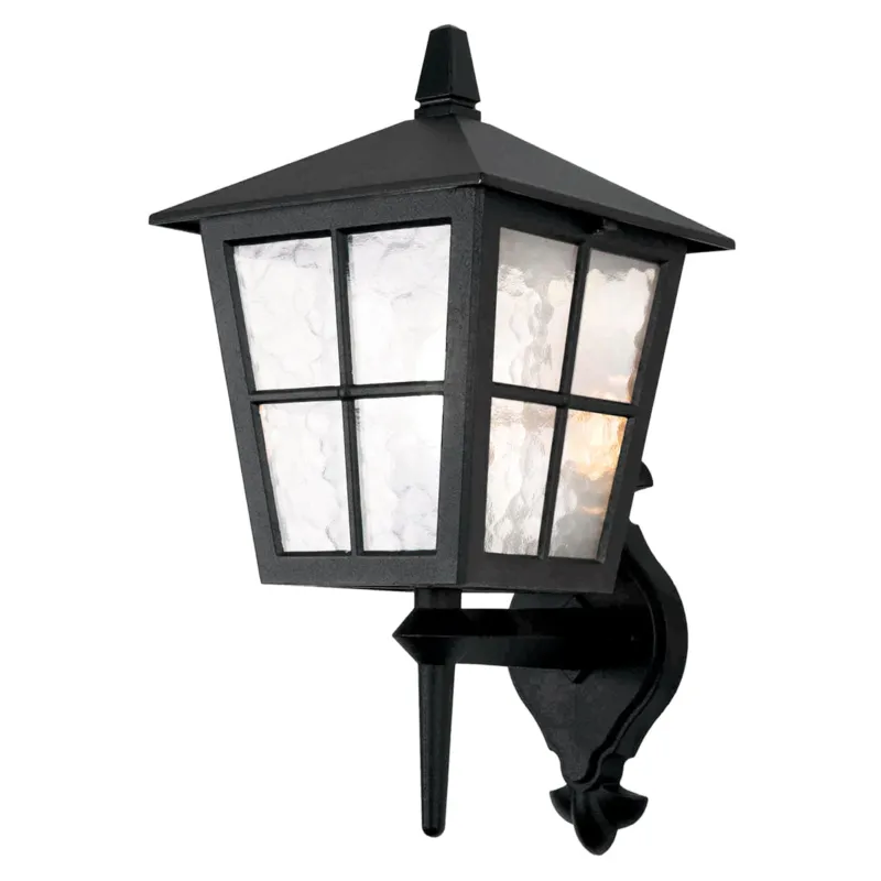 Szybka wysyłka Lampa ścienna Kinkiet zewnętrzny Elstead Lighting Canterbury BL46M-BLACK IP43 1xE27 Aluminium Czarny