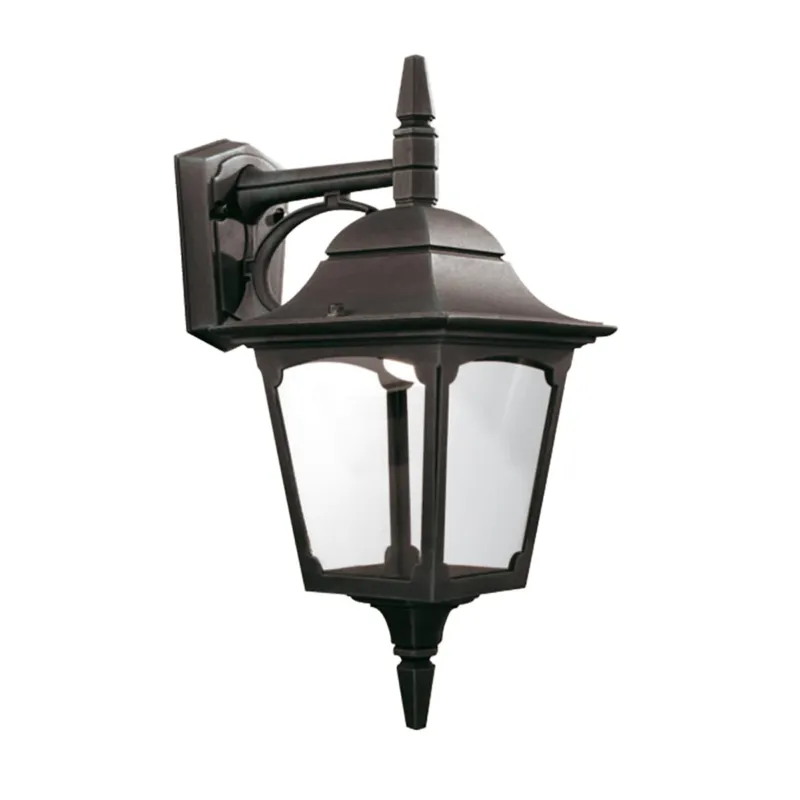 Lampa ścienna Kinkiet zewnętrzny Elstead Lighting Chapel CP2-BLACK IP44 1xE27 Aluminium Czarny Szybka wysyłka