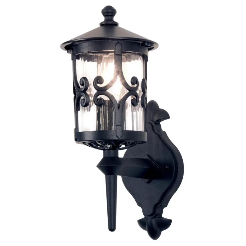 Tylko do końca tygodnia Lampa ścienna Kinkiet zewnętrzny Elstead Lighting Hereford BL10-BLACK IP23 1xE27 Aluminium Czarny