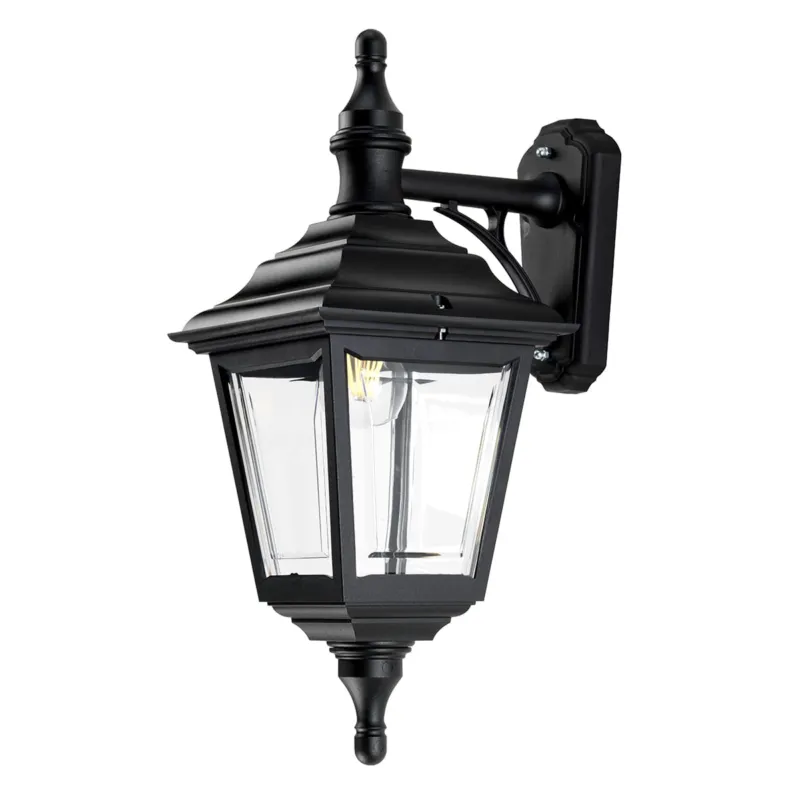 Nowość Lampa ścienna Kinkiet zewnętrzny Elstead Lighting Kerry KERRY-WALL IP44 1xE27 Tworzywo Czarny