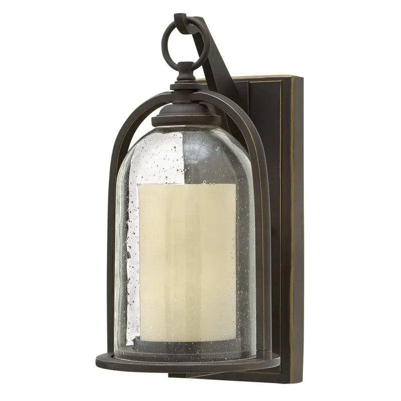 Tylko do końca tygodnia Lampa ścienna Kinkiet zewnętrzny Elstead Lighting Quincy HK-QUINCY-S IP44 1xE27 Aluminium Brązowy
